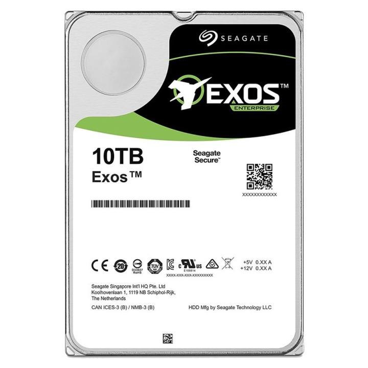 هارد دیسک اینترنال سیگیت Seagate EXOS  ST10000NM0096 ظرفیت 10 ترابایت